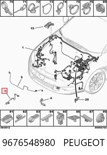  9676548980 Peugeot/Citroen