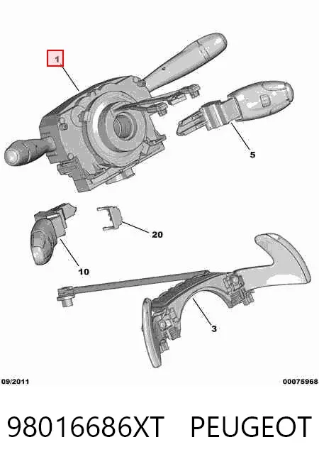  98016686XT Peugeot/Citroen