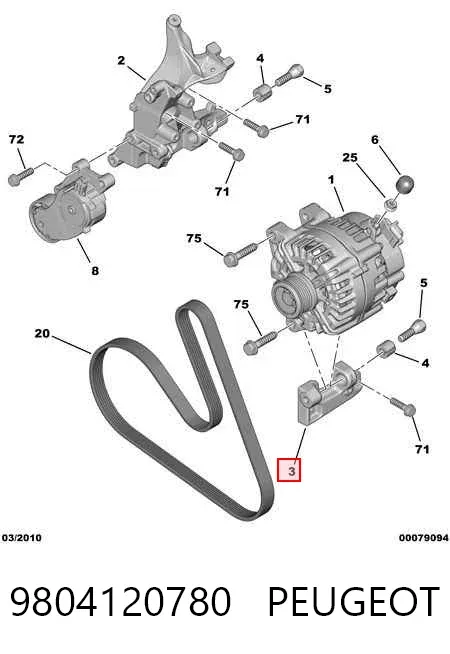  9804120780 Peugeot/Citroen