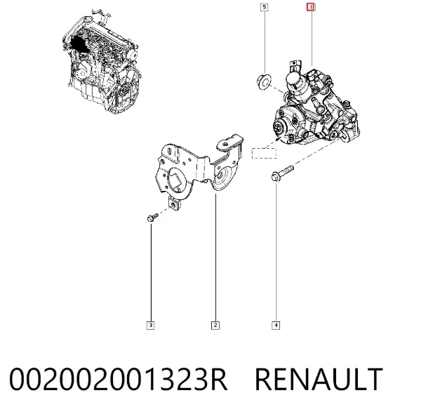 ТНВД 002002001323R Renault (RVI)
