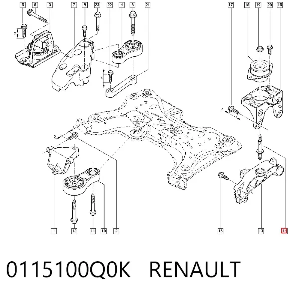  0115100Q0K Renault (RVI)