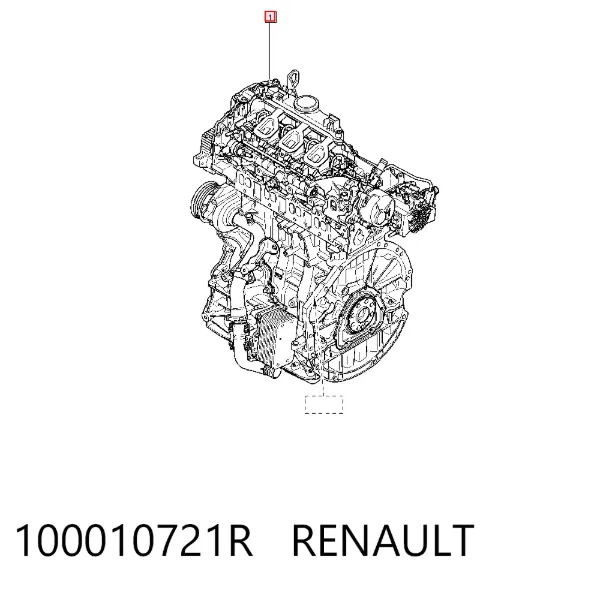 Двигатель 100010721R Renault (RVI)