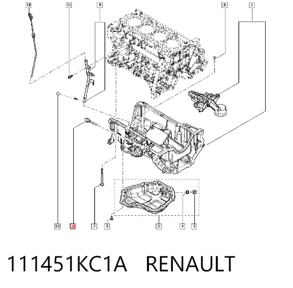 Датчик уровня масла 111451KC1A Nissan/Infiniti