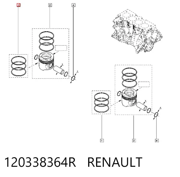  120338364R Renault (RVI)