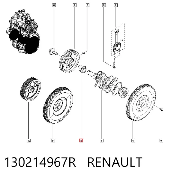  130214967R Renault (RVI)
