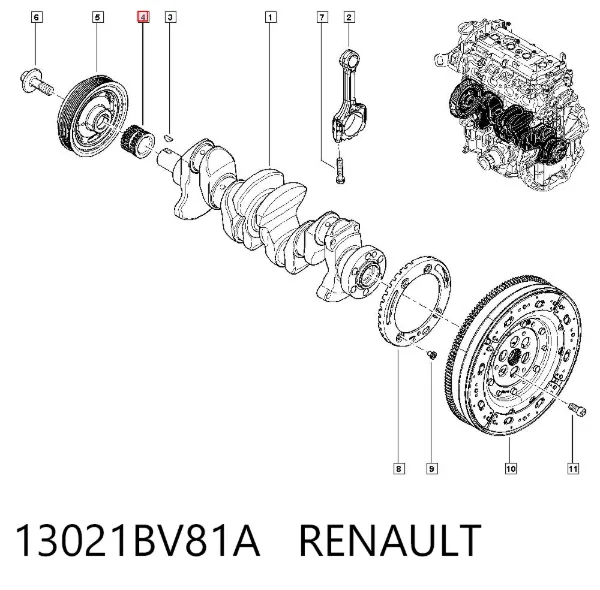  13021BV81A Renault (RVI)