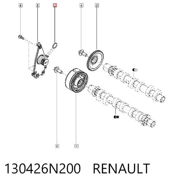 Сальник распредвала двигателя передний 130426N200 Renault (RVI)