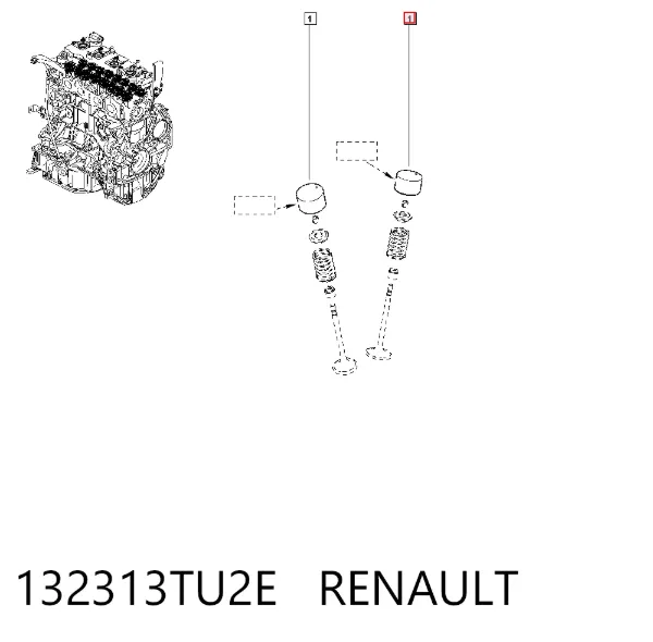 Гидрокомпенсатор 132313TU2E Renault (RVI)