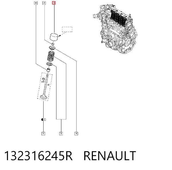 Гидрокомпенсатор 132316245R Renault (RVI)