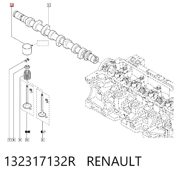 Гидрокомпенсатор 132317132R Renault (RVI)