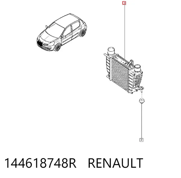 Интеркулер 144618748R Renault (RVI)