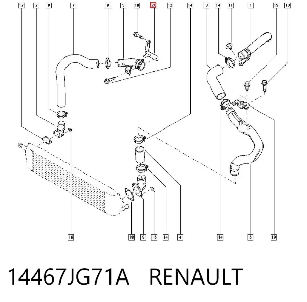  14467JG71A Renault (RVI)