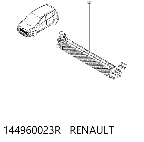 Интеркулер 144960023R Renault (RVI)