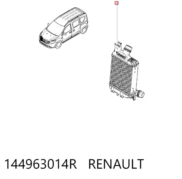 Интеркулер 144963014R Renault (RVI)