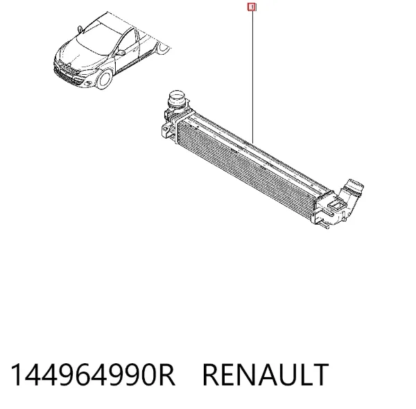 Интеркулер 144964990R Renault (RVI)
