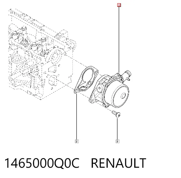 Вакуумный насос 1465000Q0C Renault (RVI)