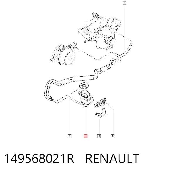 Клапан преобразователь давления наддува (соленоид) 149568021R Renault (RVI)