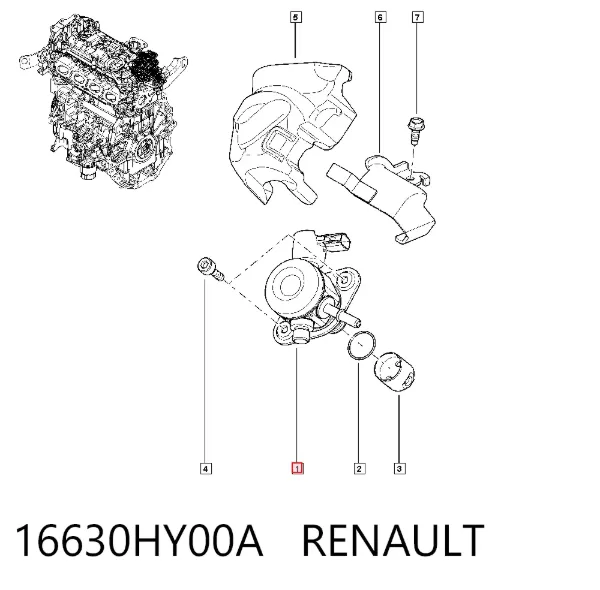 ТНВД 16630HY00A Renault (RVI)