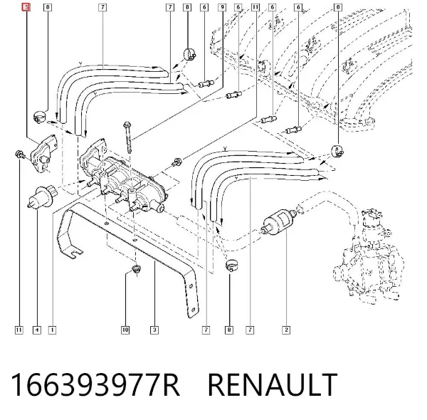  166393977R Renault (RVI)