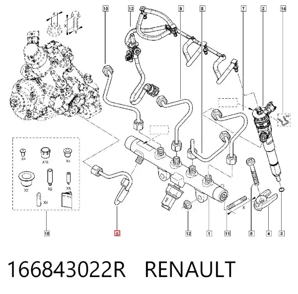  166843022R Renault (RVI)