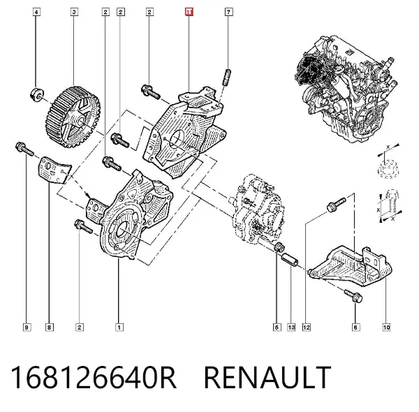 168126640R Renault (RVI)