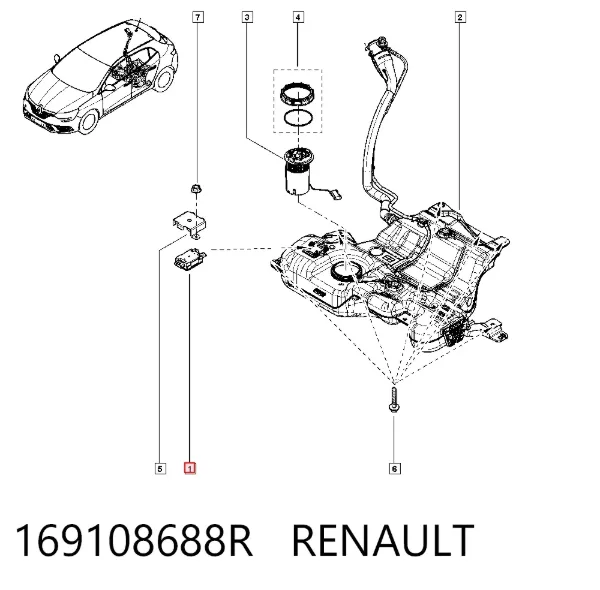  169108688R Renault (RVI)