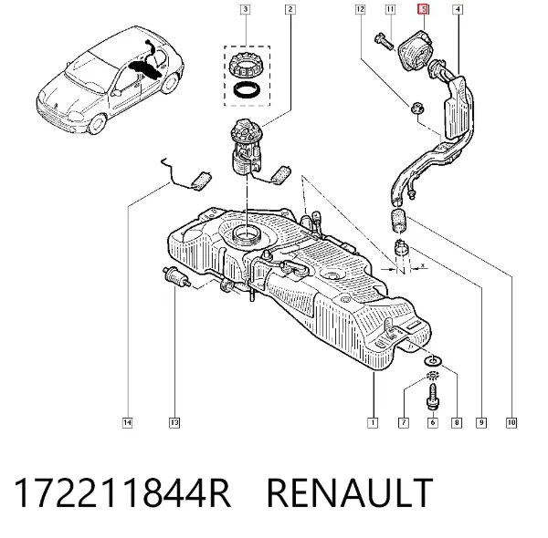  172211844R Renault (RVI)