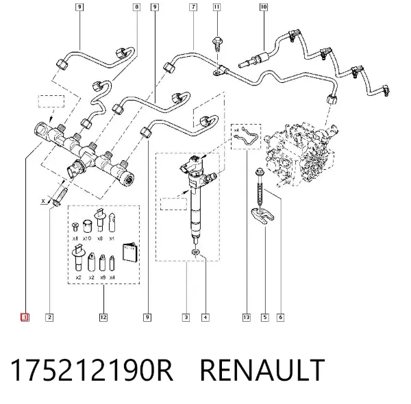 ТНВД 175212190R Renault (RVI)