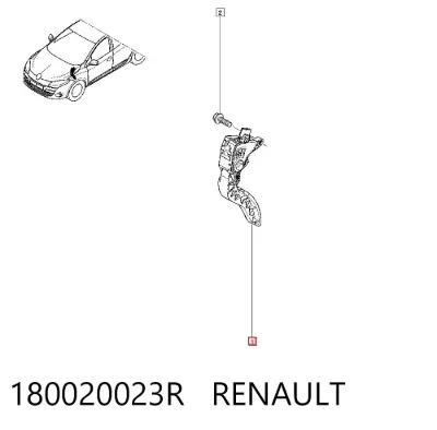 Педаль газа (акселератора) RENAULT 180020023R