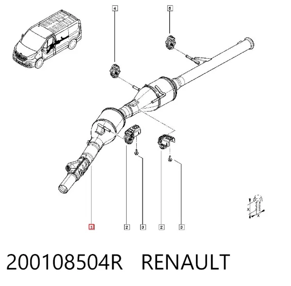 Катализатор 200108504R Renault (RVI)