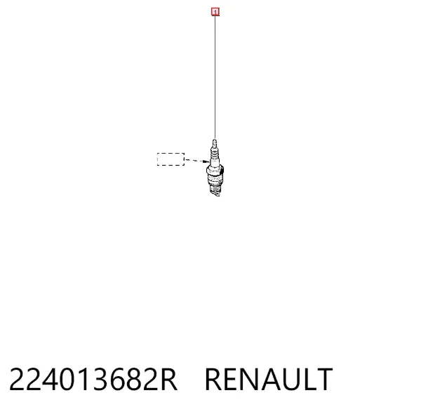 Свечи зажигания 224013682R Renault (RVI)
