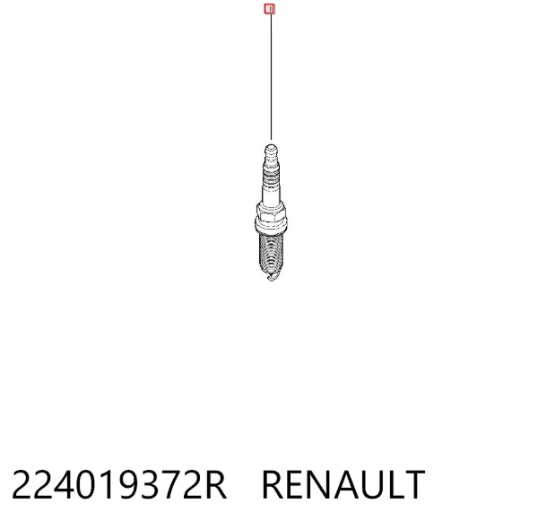 Свечи зажигания 224019372R Renault (RVI)