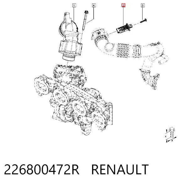 ДМРВ 226800472R Renault (RVI)