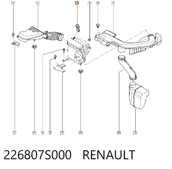 ДМРВ 226807S000 Renault (RVI)