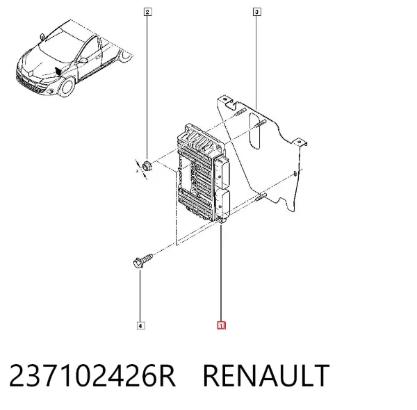 Блок управления двигателем 237102426R Renault (RVI)