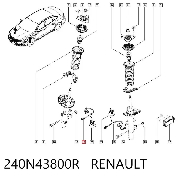  240N43800R Renault (RVI)