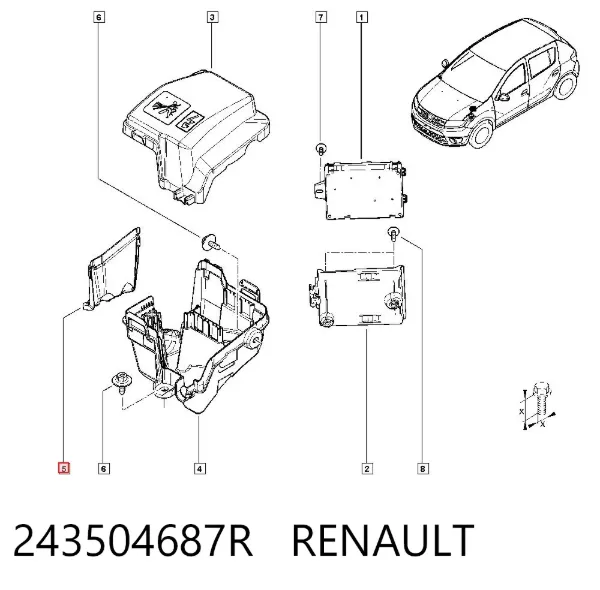  243504687R Renault (RVI)