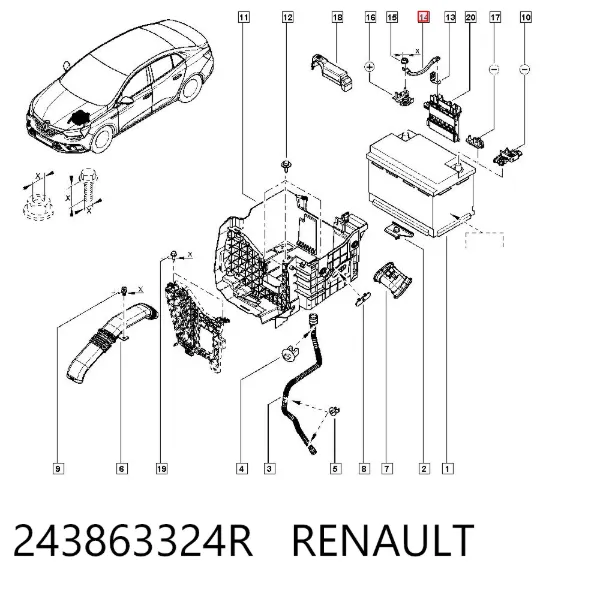  243863324R Renault (RVI)
