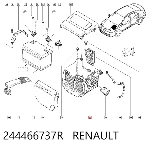  244466737R Renault (RVI)