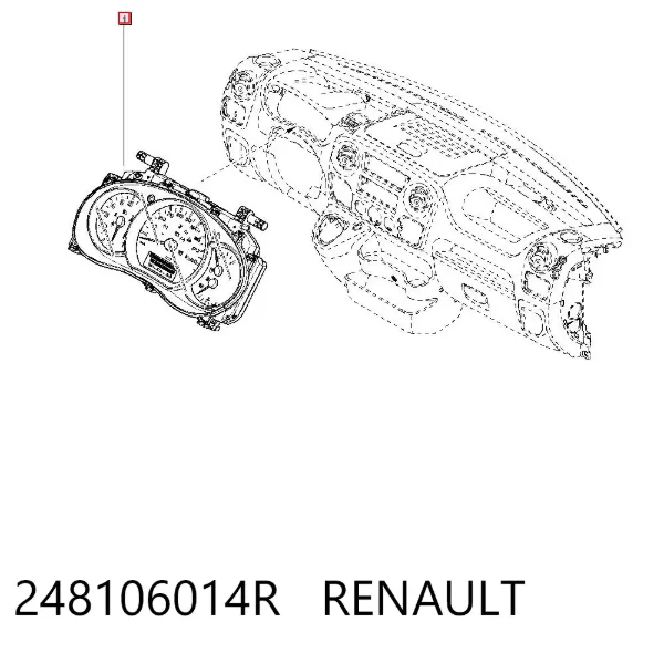 Панель приборов 248106014R Renault (RVI)