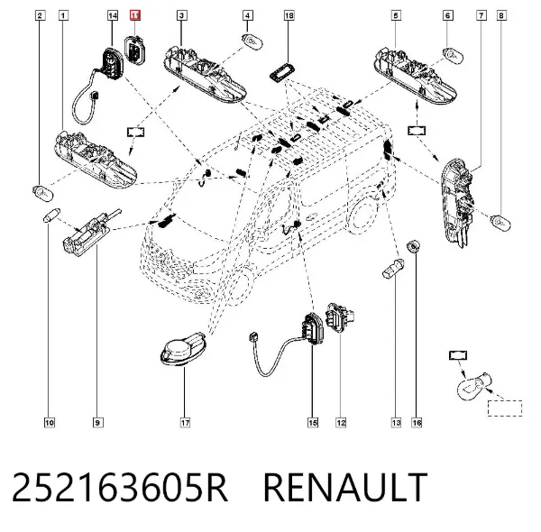  252163605R Renault (RVI)