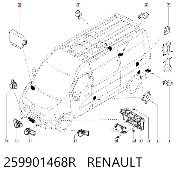  259901468R Renault (RVI)
