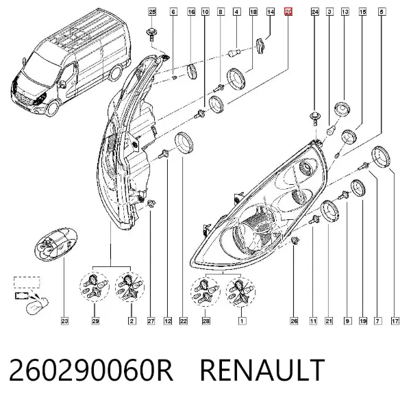  260290060R Renault (RVI)