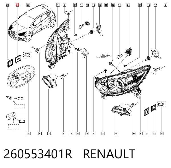  260553401R Renault (RVI)