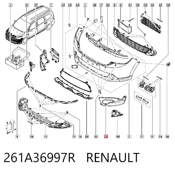  261A36997R Renault (RVI)