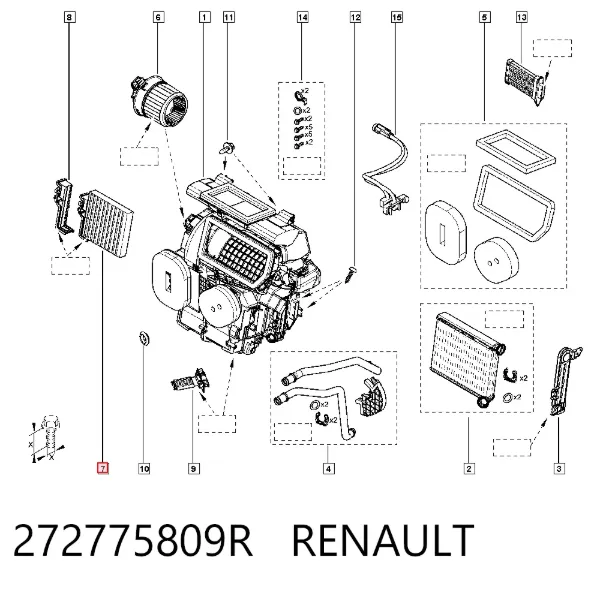 Фильтр салона 272775809R Renault (RVI)