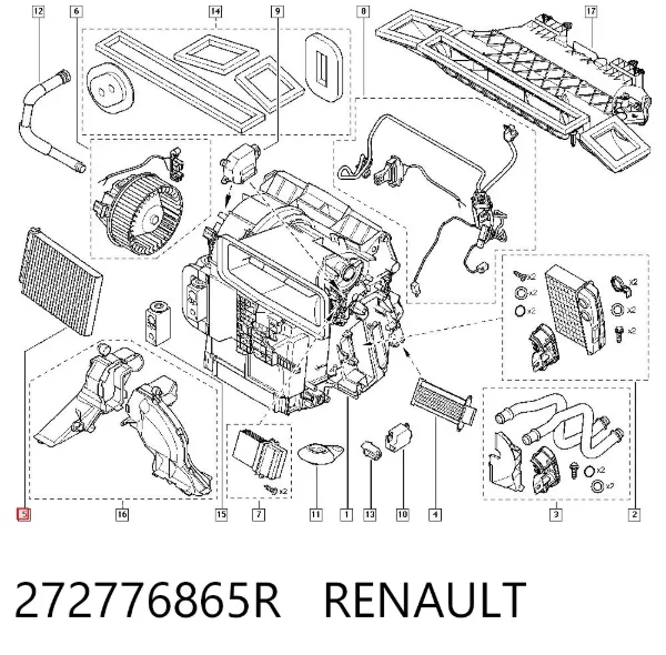 Фильтр салона 272776865R Renault (RVI)
