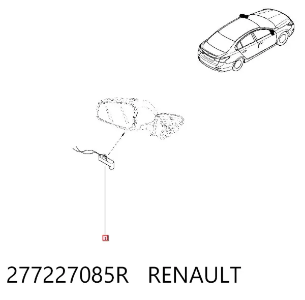 Датчик температуры наружного воздуха 277227085R Renault (RVI)