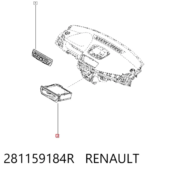 Магнитола 281159184R Renault (RVI)