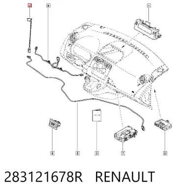 Микрофон RENAULT 283121678R